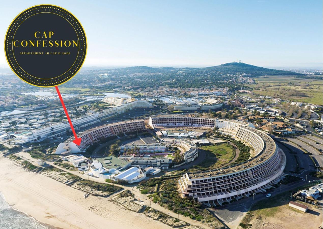 'Cap Confession' - Naturiste - Sea View - Beach - Parking -Air Conditionaire Agde Exterior foto